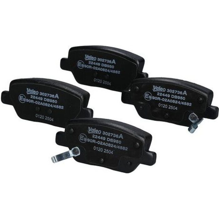 Valeo 302736A Bremsbelagsatz, Scheibenbremse EXPERT