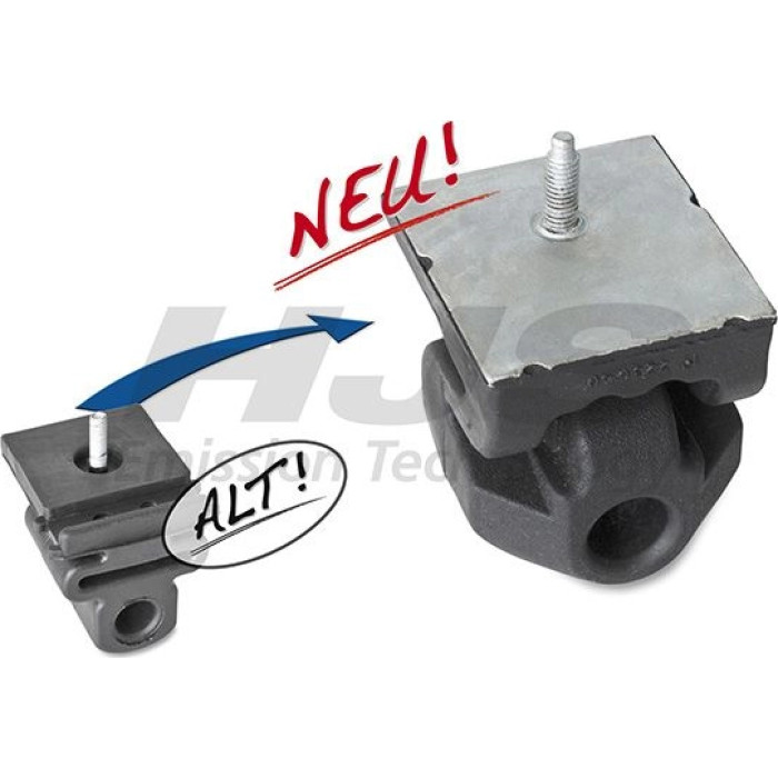 HJS 82 22 4312 Halter, Schalldämpfer HJS 82 22 4312 Halter, Schalldämpfer