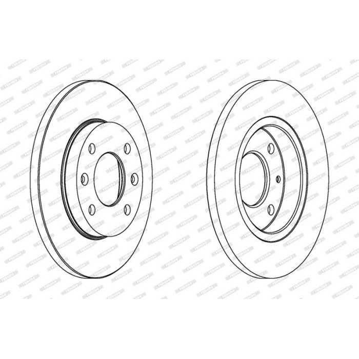 Ferodo DDF995C Bremsscheibe PREMIER Coat+ disc