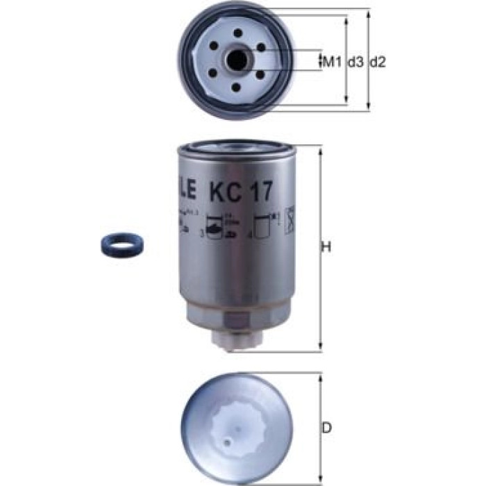 Kraftstofffilter KC 17D Kraftstofffilter KC 17D