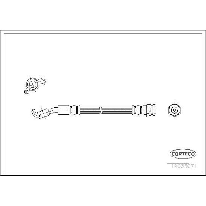 Corteco 19035071 Bremsschlauch