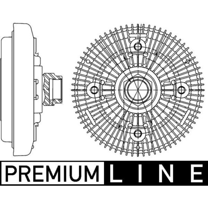 Kupplung, Kühlerlüfter CFC 206 000P Kupplung, Kühlerlüfter CFC 206 000P