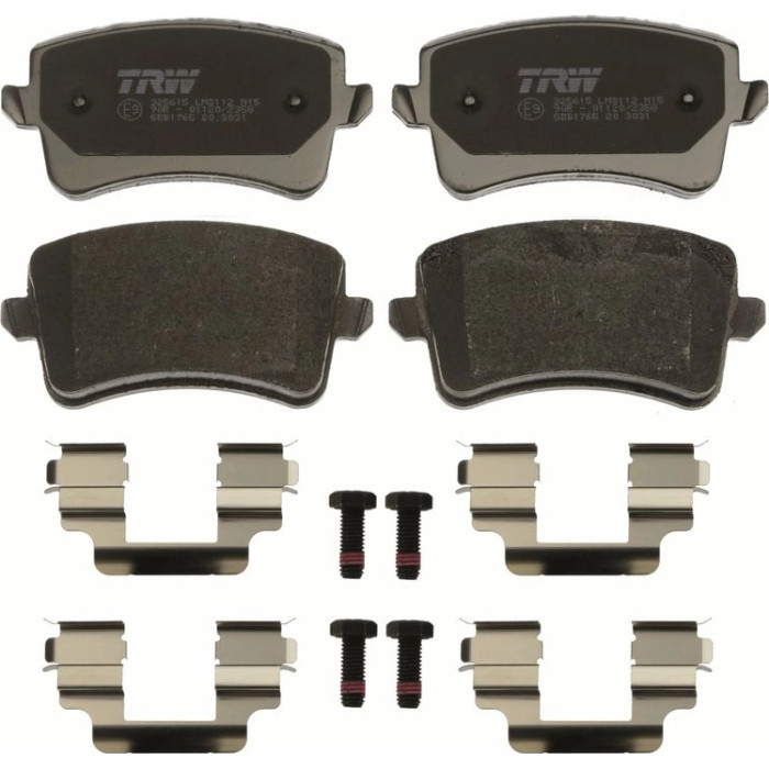 TRW GDB1765 Bremsbelagsatz, Scheibenbremse COTEC