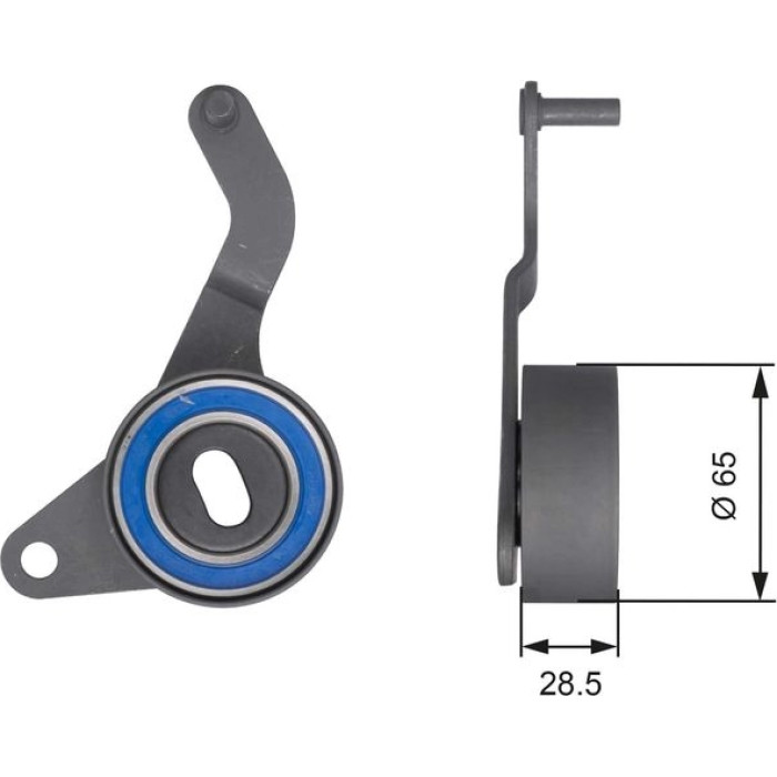 Gates T41257 Spannrolle, Zahnriemen PowerGrip™ Gates T41257 Spannrolle, Zahnriemen PowerGrip™