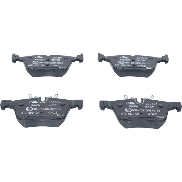 ATE 13.0470-7304.2 Bremsbelagsatz, Scheibenbremse Ceramic ATE 13.0470-7304.2 Bremsbelagsatz, Scheibenbremse Ceramic