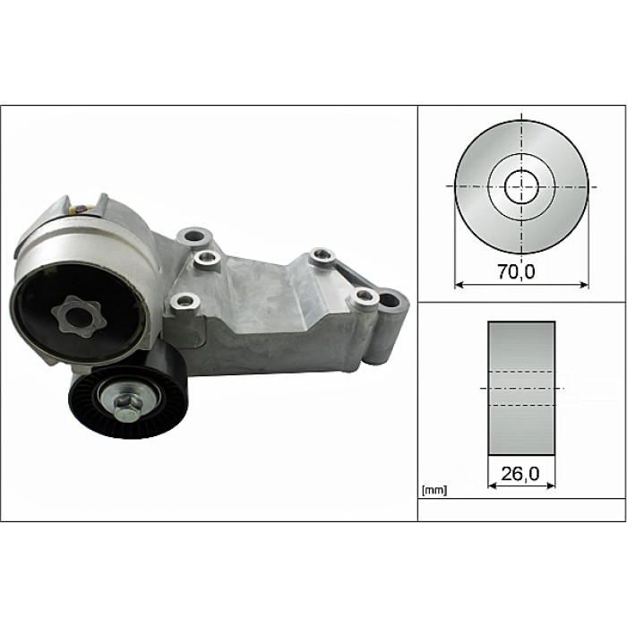 Spannarm, Keilrippenriemen 534 0146 10 Spannarm, Keilrippenriemen 534 0146 10