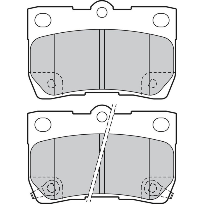 Valeo 598888 Bremsbelagsatz, Scheibenbremse