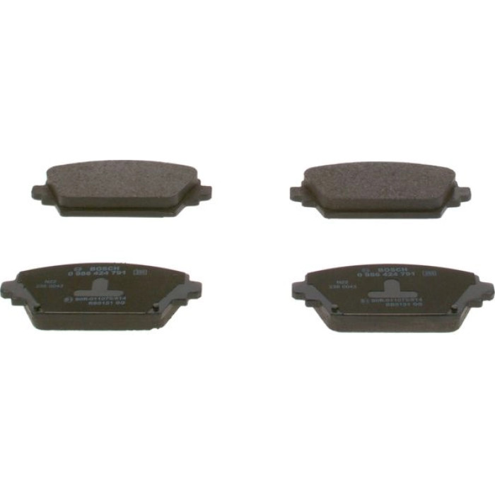 BOSCH 0 986 424 791 Bremsbelagsatz, Scheibenbremse BOSCH 0 986 424 791 Bremsbelagsatz, Scheibenbremse