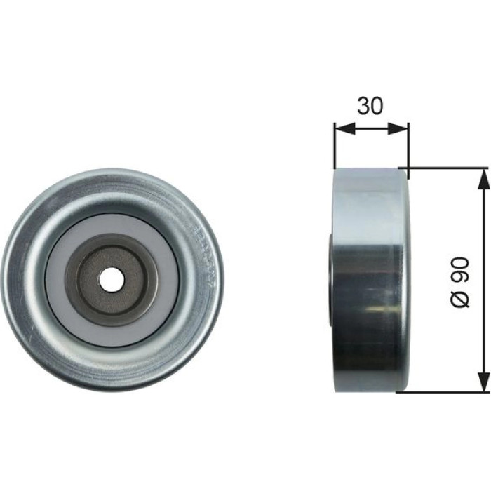 Gates T36415 Umlenkrolle/Führungsrolle, Keilrippenriemen DriveAlign™ Gates T36415 Umlenkrolle/Führungsrolle, Keilrippenriemen DriveAlign™