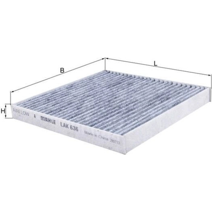 Knecht LAK 636 Filter, Innenraumluft Knecht LAK 636 Filter, Innenraumluft