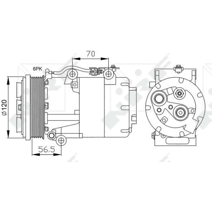 NRF 32250 Kompressor, Klimaanlage EASY FIT NRF 32250 Kompressor, Klimaanlage EASY FIT