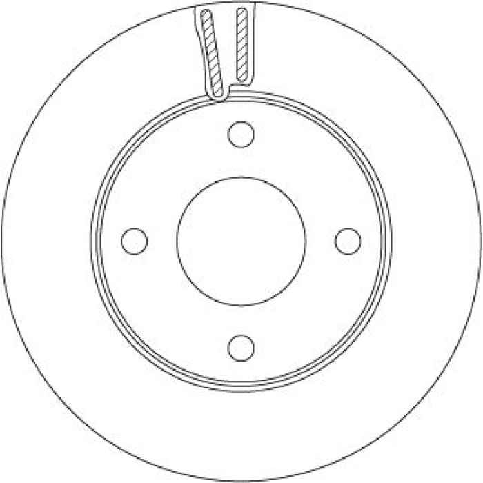 TRW DF6417 Bremsscheibe TRW DF6417 Bremsscheibe