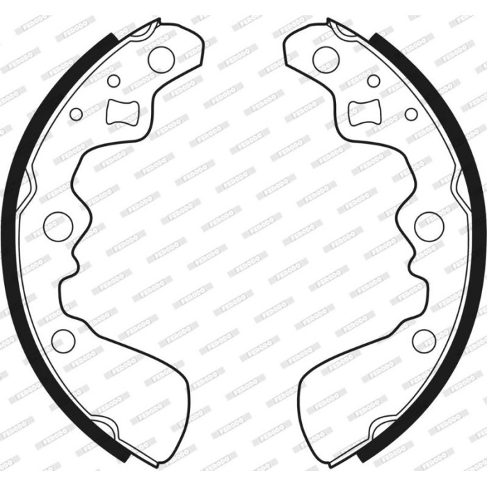 Ferodo FSB413 Bremsbackensatz PREMIER Ferodo FSB413 Bremsbackensatz PREMIER