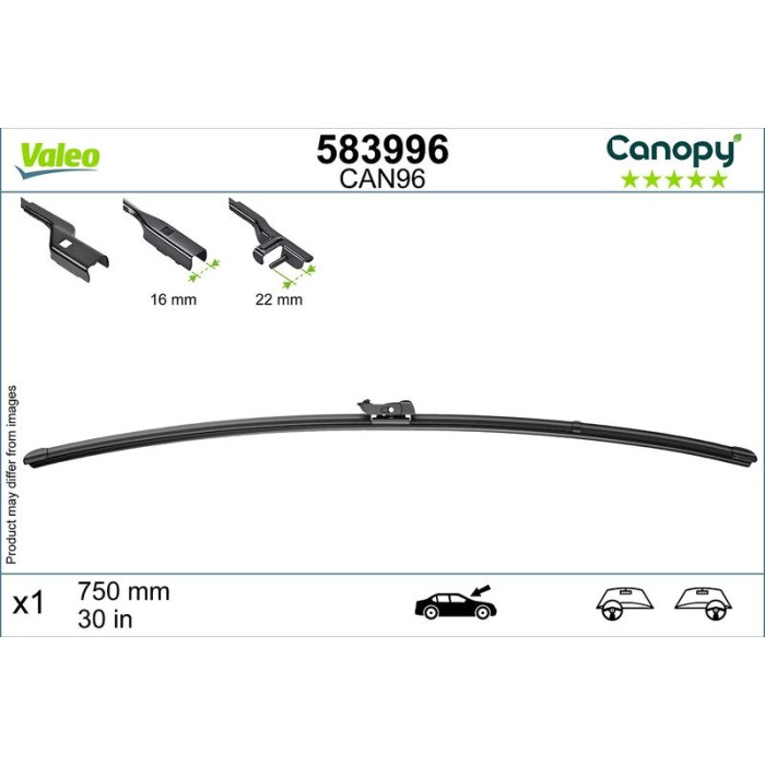 Valeo 583996 Wischblatt CANOPY Valeo 583996 Wischblatt CANOPY