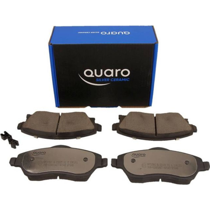 QUARO QP7150C Bremsbelagsatz, Scheibenbremse SILVER CERAMIC