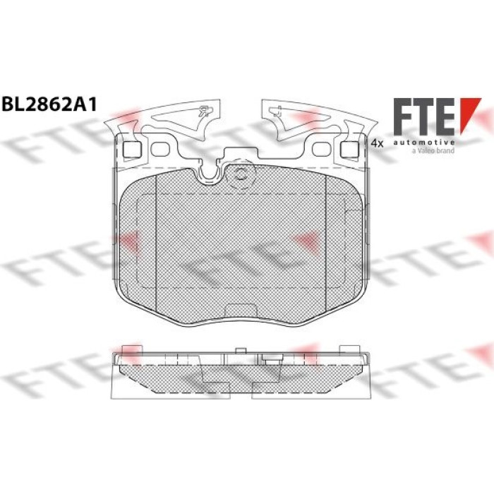 FTE 9011102 Bremsbelagsatz, Scheibenbremse