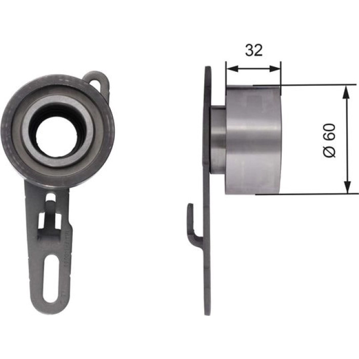 Gates T41150 Spannrolle, Zahnriemen PowerGrip™ Gates T41150 Spannrolle, Zahnriemen PowerGrip™