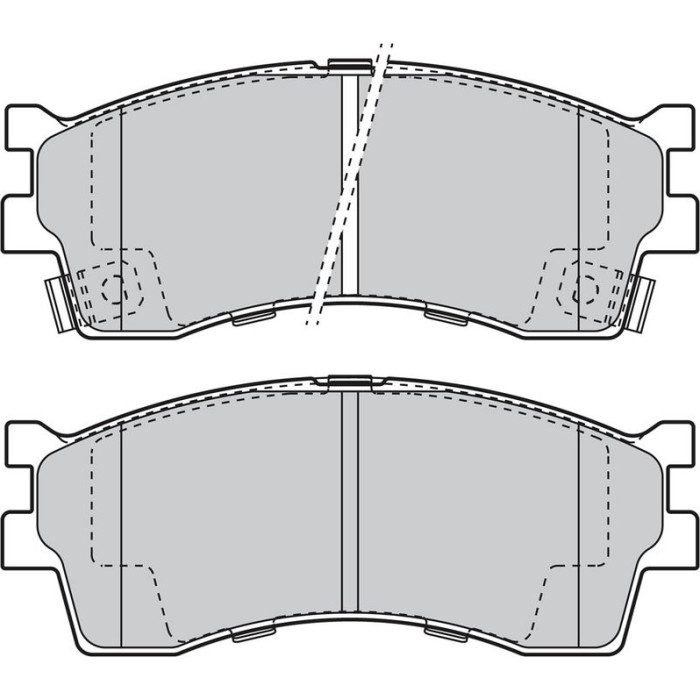 Valeo 598910 Bremsbelagsatz, Scheibenbremse Valeo 598910 Bremsbelagsatz, Scheibenbremse