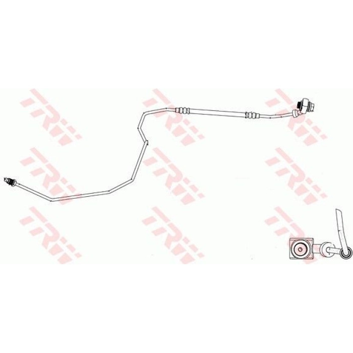 TRW PHD1162 Bremsschlauch TRW PHD1162 Bremsschlauch