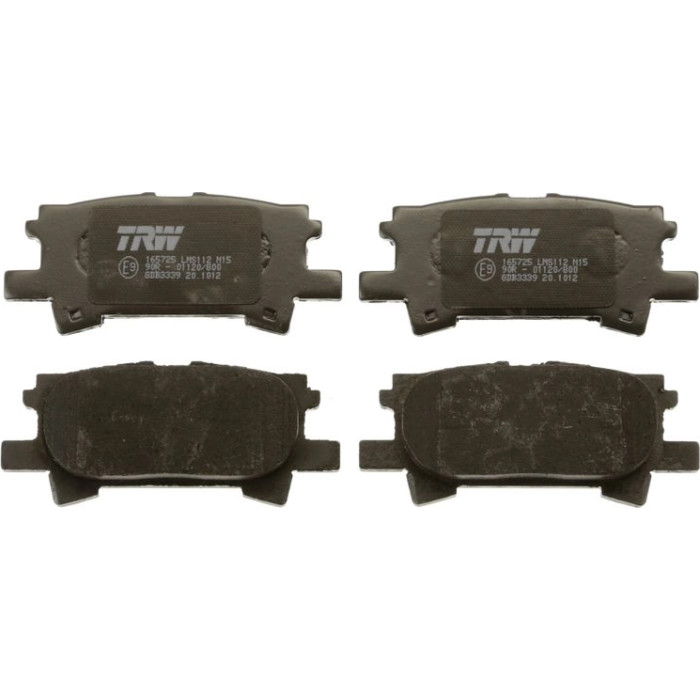 TRW GDB3339 Bremsbelagsatz, Scheibenbremse COTEC TRW GDB3339 Bremsbelagsatz, Scheibenbremse COTEC