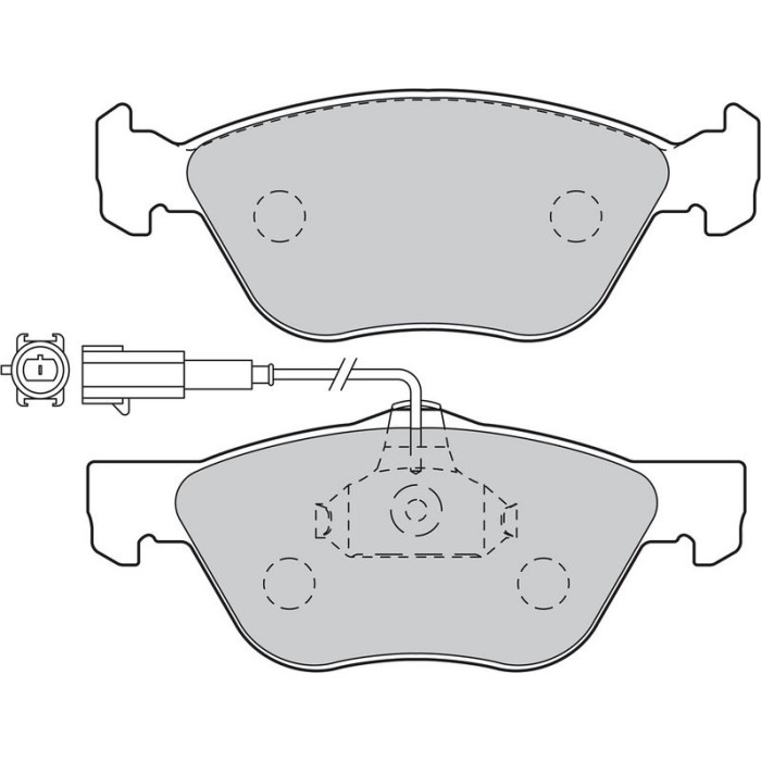 Valeo 598990 Bremsbelagsatz, Scheibenbremse Valeo 598990 Bremsbelagsatz, Scheibenbremse
