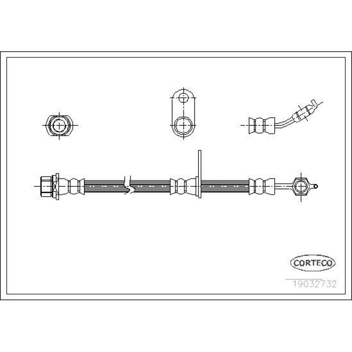 Corteco 19032732 Bremsschlauch