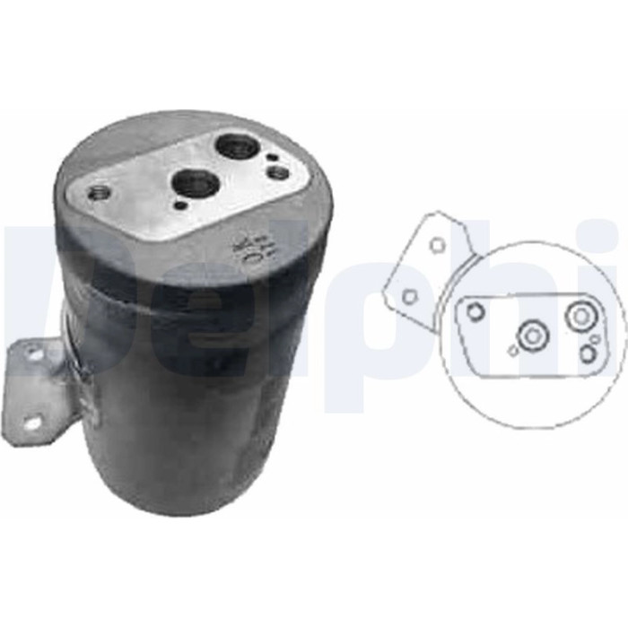 Delphi TSP0175057 Trockner, Klimaanlage Delphi TSP0175057 Trockner, Klimaanlage