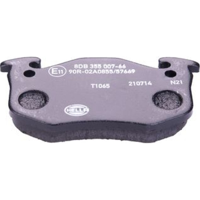 Hella 8DB 355 007-661 Bremsbelagsatz, Scheibenbremse