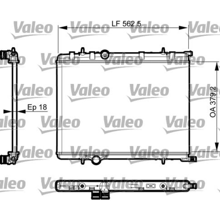 Valeo 735496 Kühler, Motorkühlung Valeo 735496 Kühler, Motorkühlung