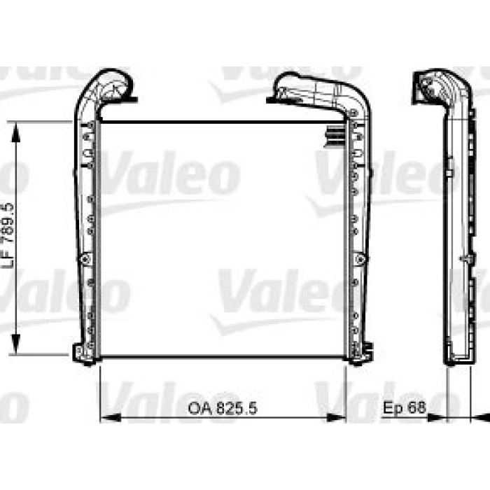 Valeo 818883 Ladeluftkühler NEUTEIL Valeo 818883 Ladeluftkühler NEUTEIL