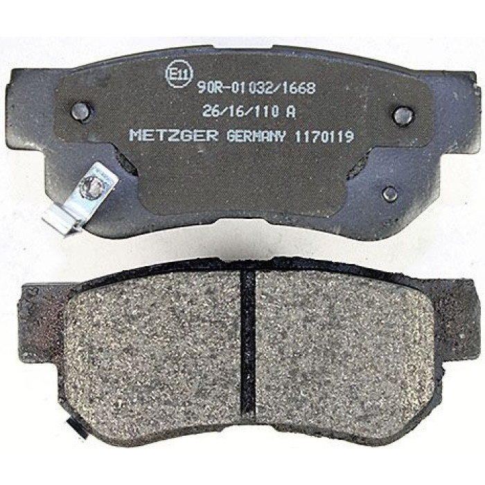 Metzger 1170119 Bremsbelagsatz, Scheibenbremse Metzger 1170119 Bremsbelagsatz, Scheibenbremse