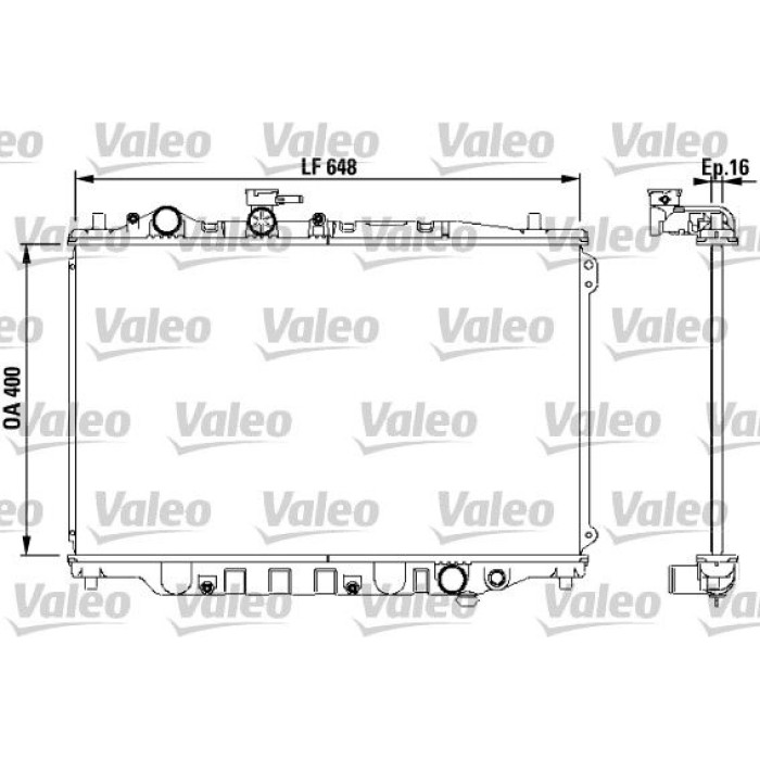 Valeo 730440 Kühler, Motorkühlung Valeo 730440 Kühler, Motorkühlung
