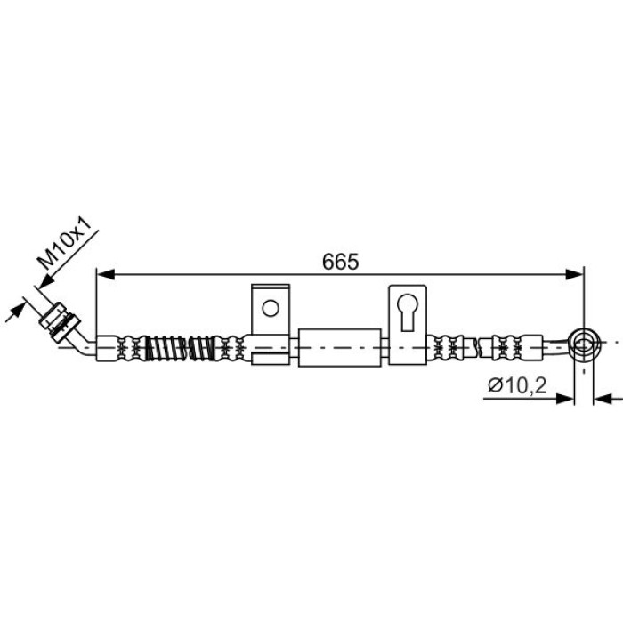 BOSCH 1 987 481 790 Bremsschlauch