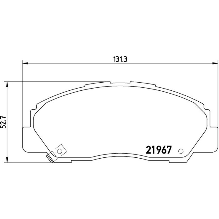 Brembo P 16 010 Bremsbelagsatz, Scheibenbremse PRIME LINE Brembo P 16 010 Bremsbelagsatz, Scheibenbremse PRIME LINE