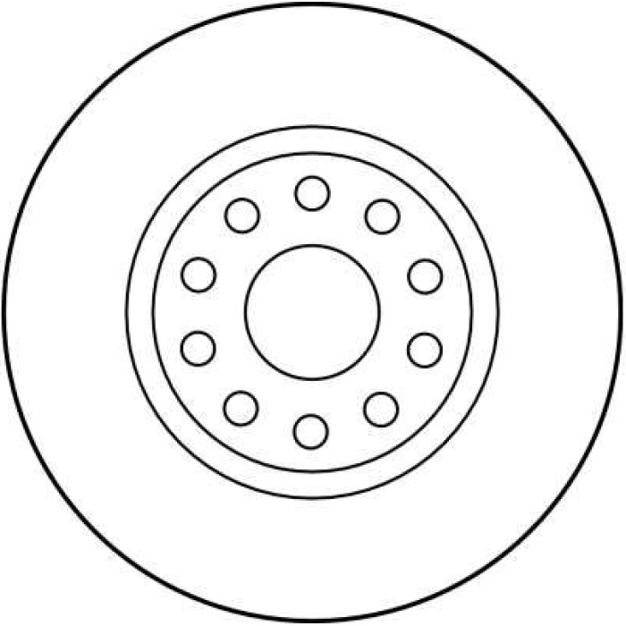 TRW DF2761 Bremsscheibe TRW DF2761 Bremsscheibe
