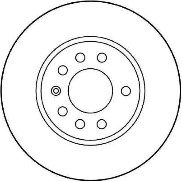 TRW DF2681 Bremsscheibe TRW DF2681 Bremsscheibe