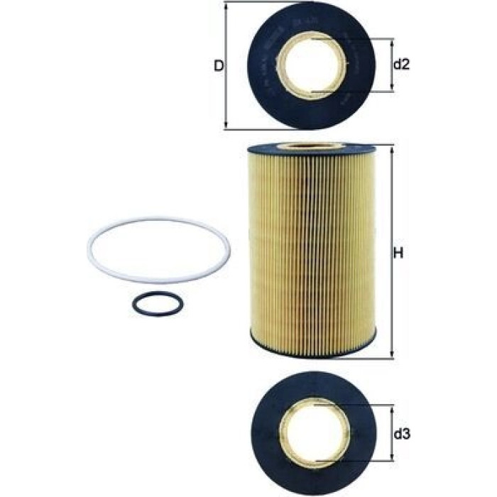 Knecht OX 435D Ölfilter Knecht OX 435D Ölfilter