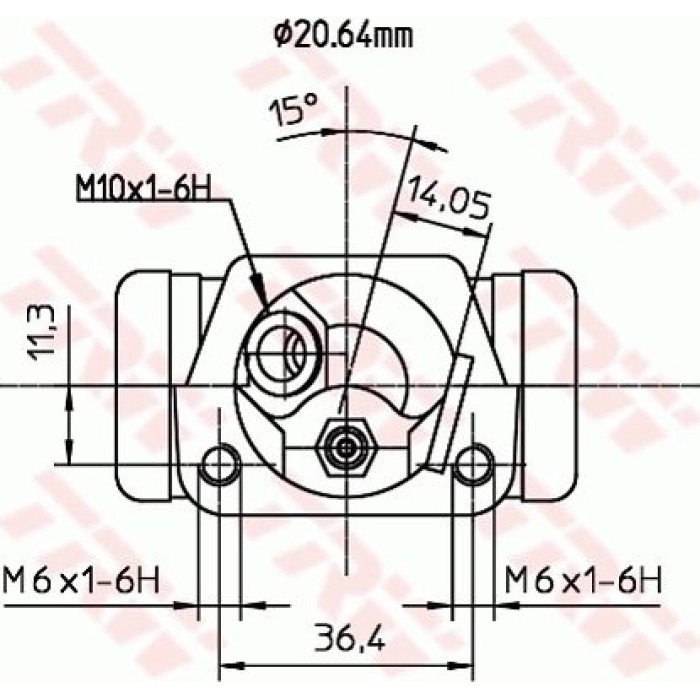 TRW BWF191 Radbremszylinder TRW BWF191 Radbremszylinder