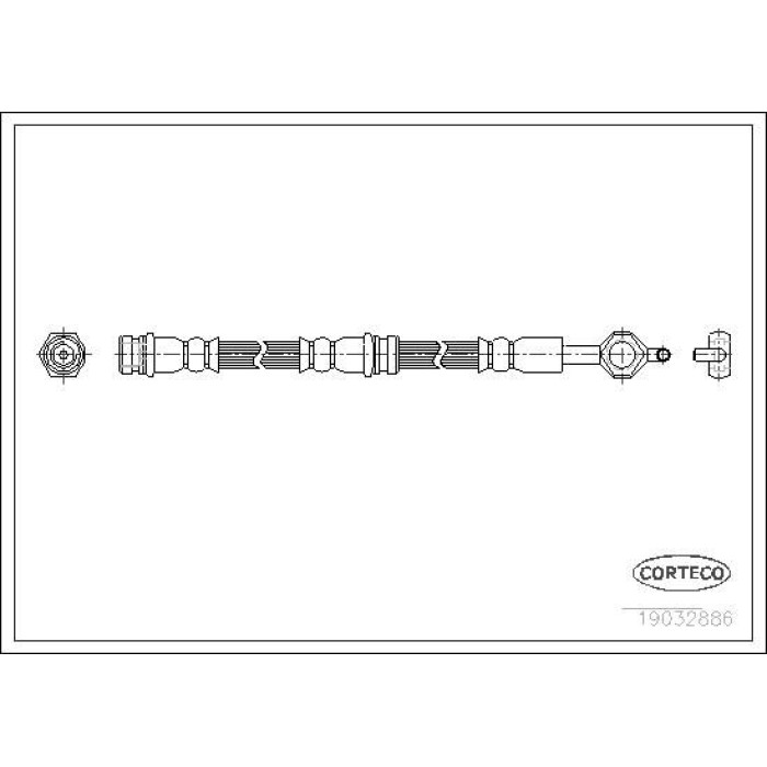 Corteco 19032886 Bremsschlauch