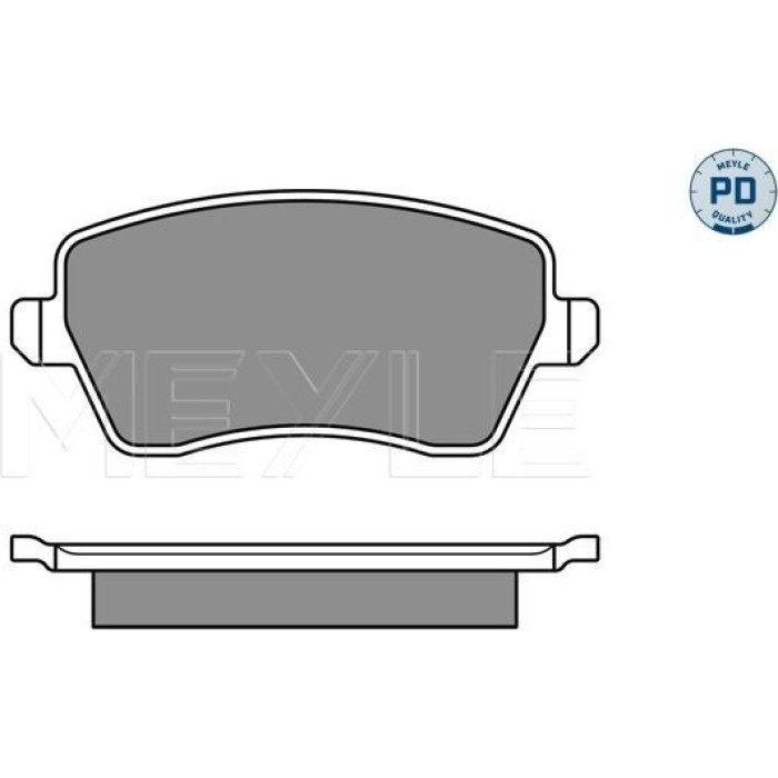 Meyle 025 244 0317/PD Bremsbelagsatz, Scheibenbremse MEYLE-PD: Advanced performance and design Meyle 025 244 0317/PD Bremsbelagsatz, Scheibenbremse MEYLE-PD: Advanced performance and design