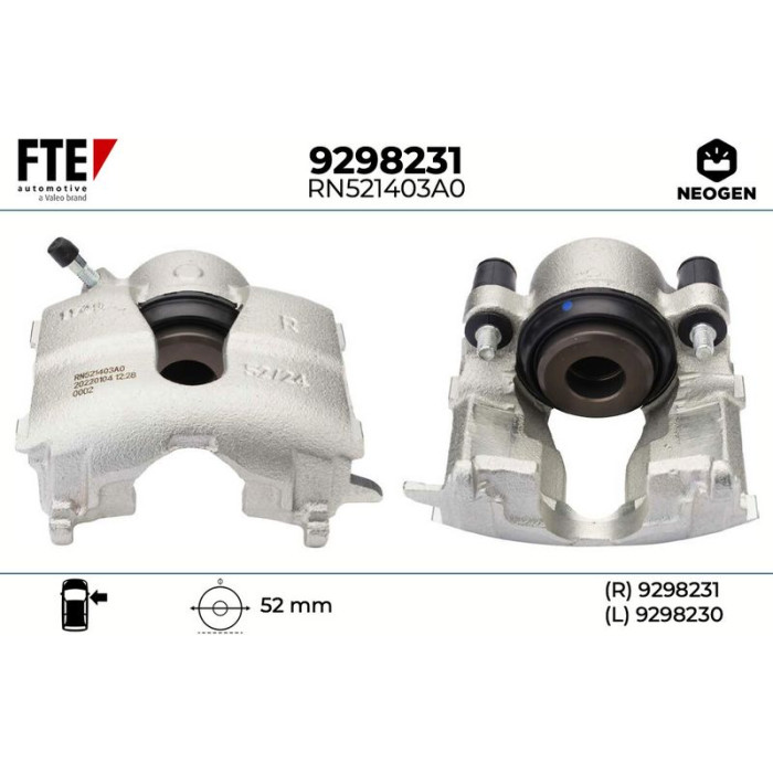 FTE 9298231 Bremssattel NEOGEN FTE 9298231 Bremssattel NEOGEN