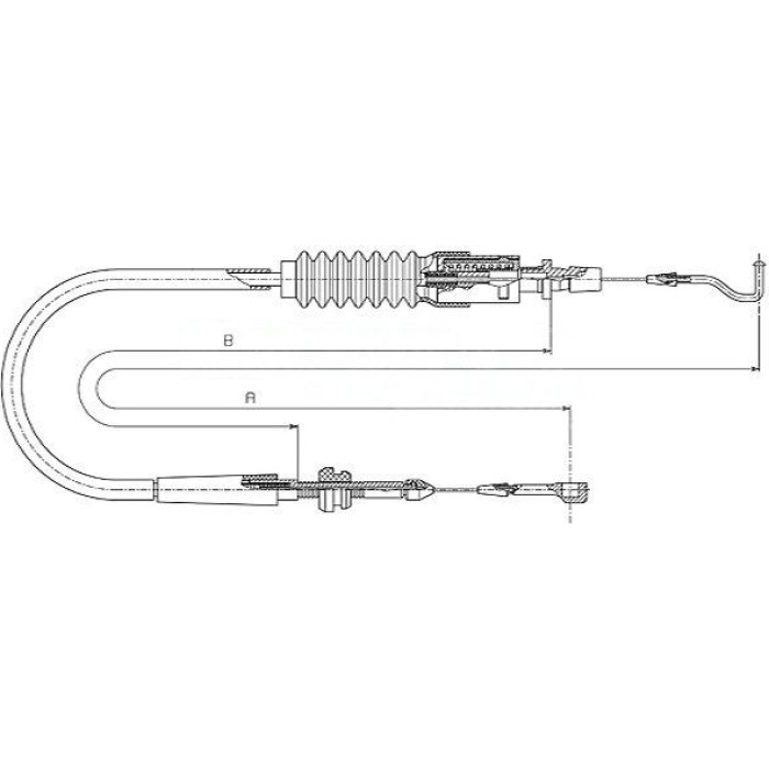Metzger 14.4304 Gaszug