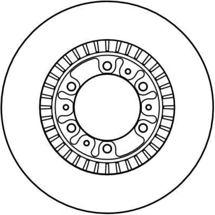 TRW DF4077 Bremsscheibe