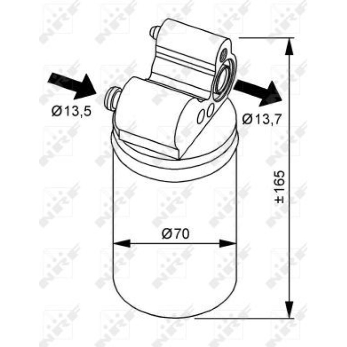 NRF 33313 Trockner, Klimaanlage EASY FIT NRF 33313 Trockner, Klimaanlage EASY FIT