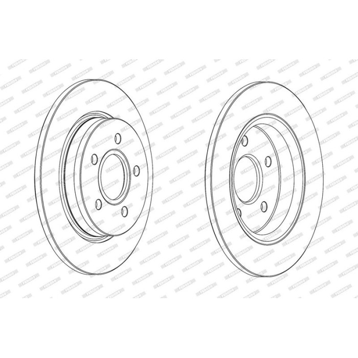Ferodo DDF2061C Bremsscheibe PREMIER