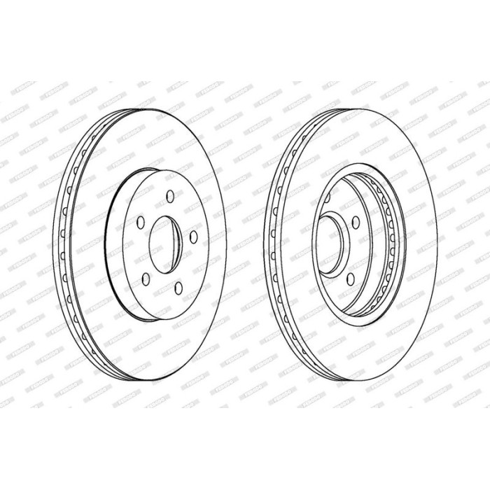 Ferodo DDF1125C Bremsscheibe PREMIER Coat+ disc