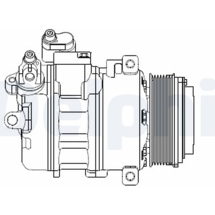 Delphi CS20370 Kompressor, Klimaanlage Delphi CS20370 Kompressor, Klimaanlage