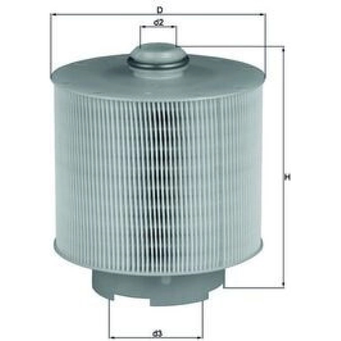 Knecht LX 1006/1D Luftfilter Knecht LX 1006/1D Luftfilter