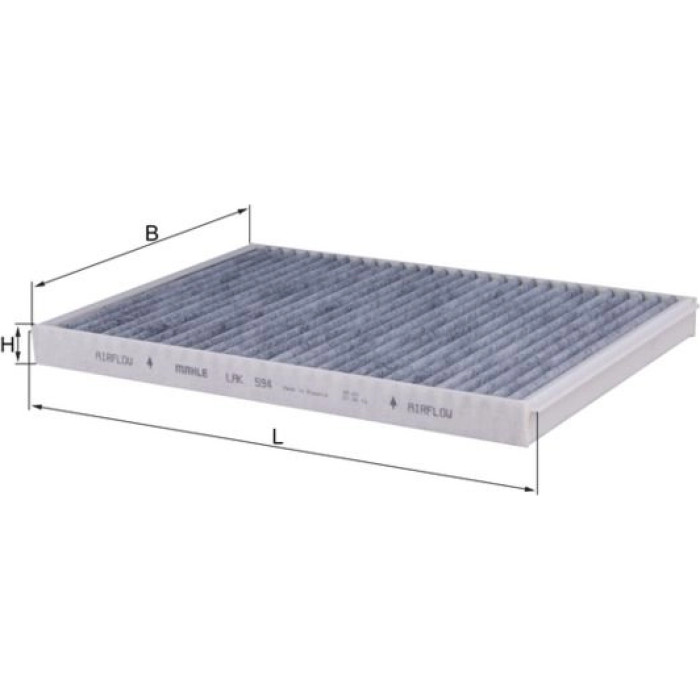 Filter, Innenraumluft LAK 594 Filter, Innenraumluft LAK 594