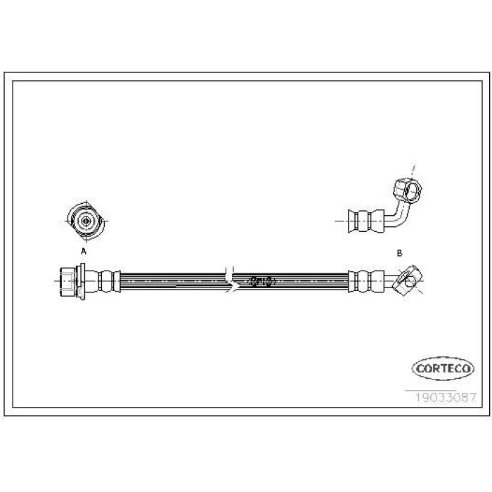 Corteco 19033087 Bremsschlauch